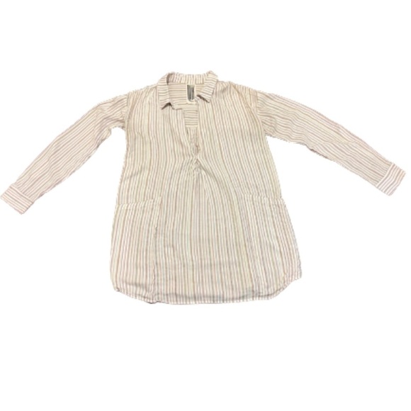 free People CP Shades Linen Tunic Dress XS - Picture 4 of 8